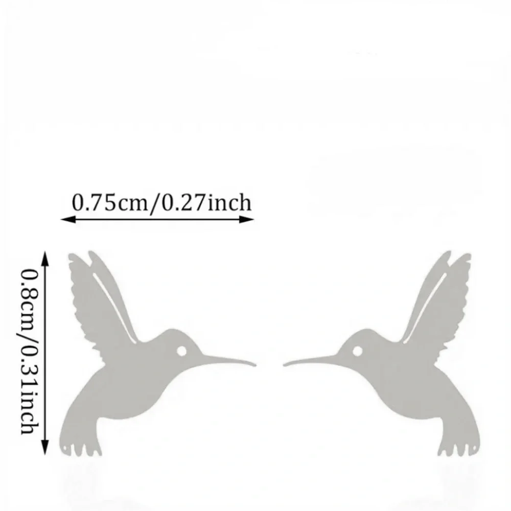 BOGO! Dainty Hummingbird bird stud Earrings in Silver color - Boutique NEW - Picture 3 of 4